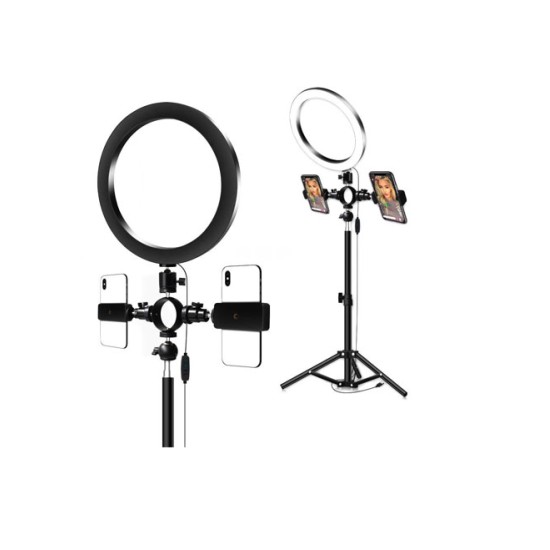 RIGHLIGHT STAND WITH PHONE HOLDER ZM-25B BLACK